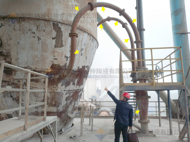 湖南mg冰球突破豪华版试玩特特种陶瓷有限公司回访客户并审查耐磨陶瓷管道现场运行情形