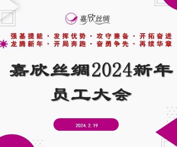 122cc太阳集成游戏丝绸召开2024新年员工大会